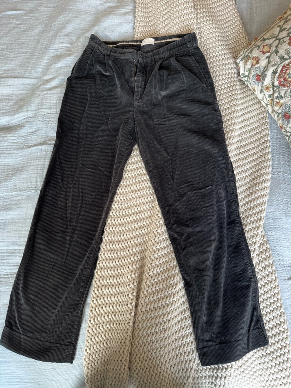 Aime Leon Dore Black Corduroy Pants
